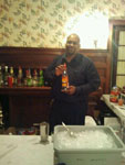 Milton Bartending at The College Club